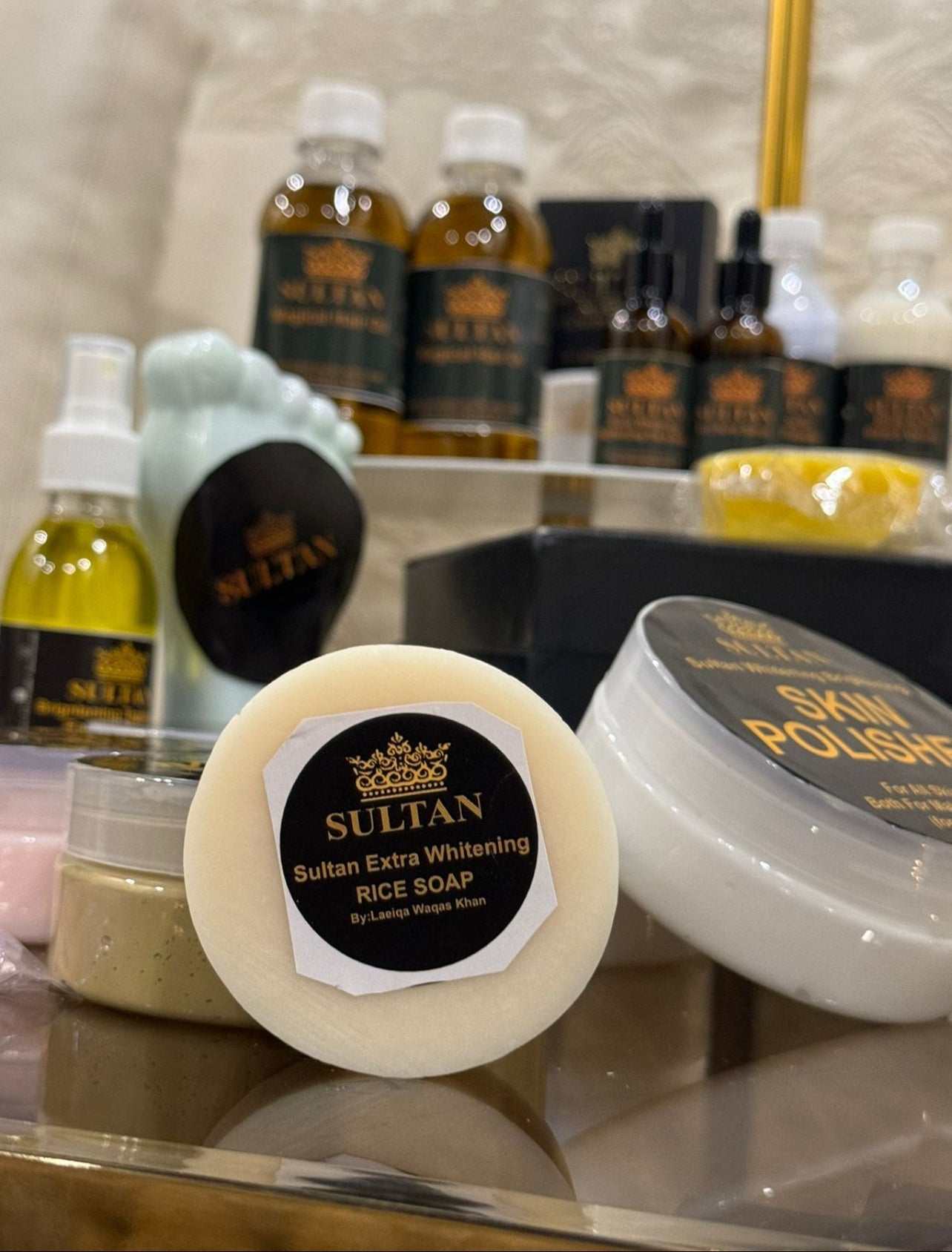 Sultan Extra Whitening Rice Soap